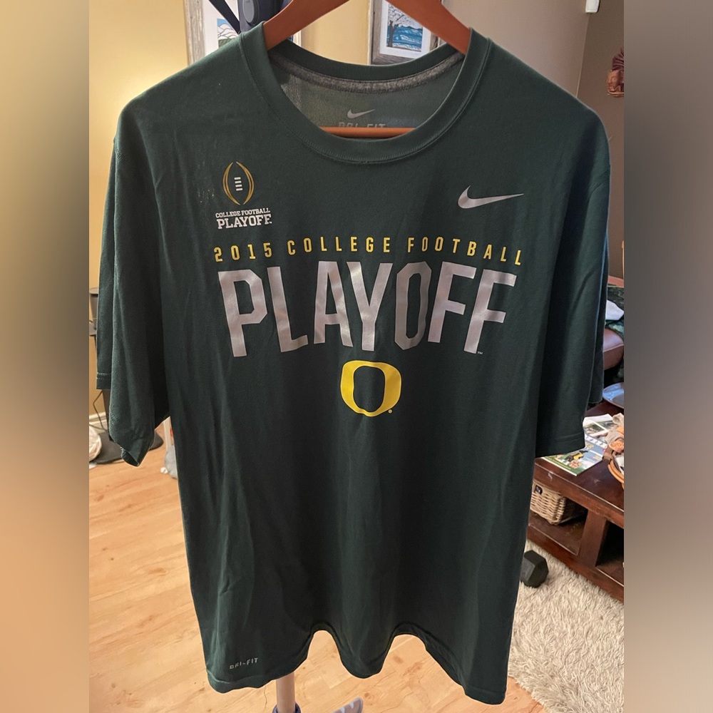 Nike 2015 Oregon Ducks College Football playoff drifit shirt